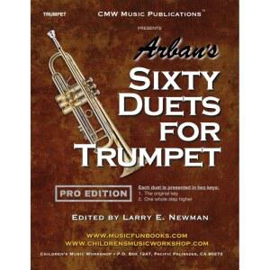 Arban의 트럼펫을 위한 60개의 듀엣: PRO (프로 듀엣은 EDITION: 수준 높은 각 한 시리즈) 더 제공됩니다 두 키로 가지 단계 오리지널과