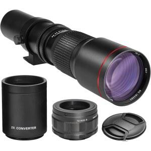 캐논 RF 마운트 카메라용 BM 500mm-1000mm 수동 f/8 렌즈 포커스 프리미엄 프라임 망원 고출력