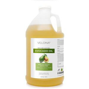 벨로나 아보카도 오일 64 Fl Oz | 100% 순수 및 천연 캐리어 오일 | 엑셀러 프레스 | 헤어, 바디, 스킨 케어 | 오늘 사용 - 결과 보기