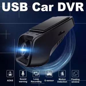 GcPaSr 1080P ADAS 풀 HD 대시 캠 음성 경보 자동차 DVR USB 비디오 나이트 비전 자동 녹음기 안드로이드