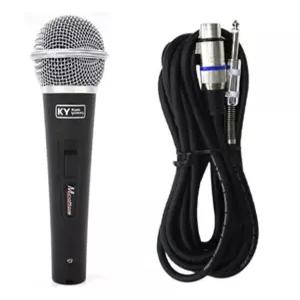 금영 태진 노래방 마이크 KMC-50D 검정5M 마이크줄 포함 업소 가정용 팬션