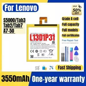 Lenovo S5000/Tab3/Tab2/Tab7/A7-50 태블릿 배터리용 L13D1P31 고품질 고용량 배터리 교체 Bateria Grade A