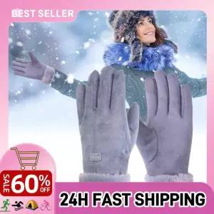 USB 가열 장갑 3단계 조절 겨울용 열선 자전거 오토바이 방풍 터치스크린 배터리 없음