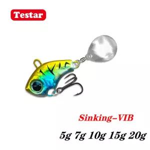테스타 낚시 루어 5g 7g 10g 15g 20g 회전 메탈 VIB 진동 스피너 스푼 얼음낚시 지그 송어 겨울 미끼