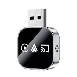 2025 업그레이드 3 in 1 무선 카플레이 미러 링크 어댑터 즉시 유선에서 무선으로 변환 플러그 앤 플레이