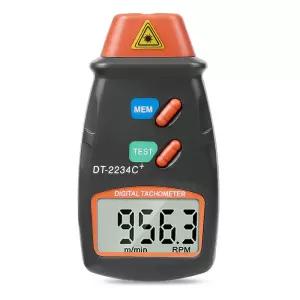 Kebidumei Dt2234C + 디지털 타코미터 Rpm 미터 비접촉 2.5Rpm-99999Rpm Lcd 디스플레이 속도계 테스터
