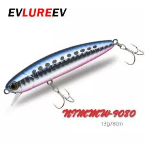 2024 미노우 낚시 미끼 무게 13g/8cm 겨울 태클 Pesca 바닷물 Articulos De Isca 인공 가짜 물고기