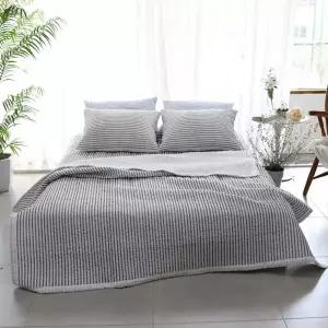 [셀링코리아]S 리빙밸류 소피 시어서커 침대패드 SS사이즈 1장 여름침구 흡습성 위생적 시원 분위기