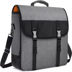 쿠르미오 바텐더 가방 바 도구 세트용 여행 파티오 수납 와인 야외 가정용 위한 병을 패딩 보관 전용 회색