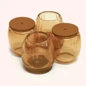 의자발캡 4P 소음긁힘방지 식탁의자발커버 의자발패드