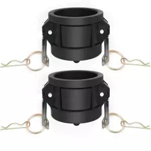 Aningo 2Pcs 2 캠락 피팅 더스트 캡이 있는 폴로필렌 개스킷 내부가 표준