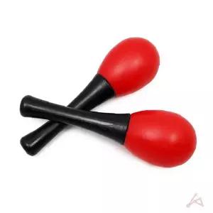 리듬 악기 2p 레드 유아 타악기 놀이 교육 음악 수업 손잡이 마라카스