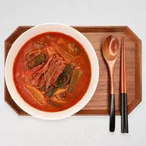 [줄서는 맛집] 원주약초방 흑염소대파육개장 1.2kg×2팩 (6인분)