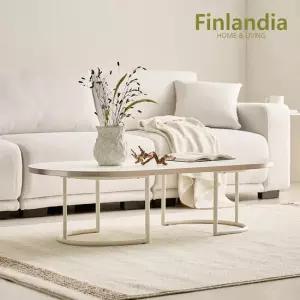 핀란디아 베르노 1200 타원형 거실 소파 테이블 [착불]