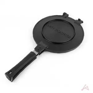 누룽지팬 가마솥 간식팬 블랙 논스틱 코팅 접이식 손잡이 가정용 주방용품