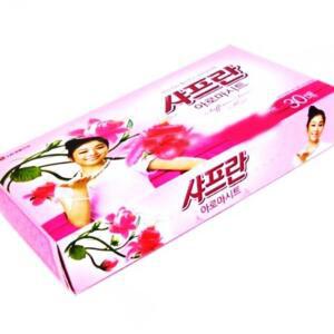 [2개구성] 시트형 샤프란 아로마시트-핑크센이션 30매 싱글족 냄새좋은 빨래냄새거 리필 IPWF7C448