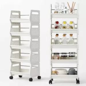 탕비실 트롤리5단 미용실트롤리 미용트롤리 주방트롤리