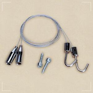 [2개구성] SEMONEMO Y0008 고리형천정고리 천정용액자걸이 레일용액자걸이 천정고리와이어 QW2ABA3C