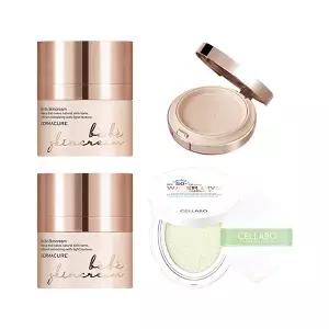 더마큐어 베베 스킨 크림 시즌3 42g x2 + 휴대용 14g + 셀라보 선쿠션 시즌2 23g