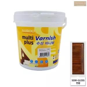 노루표 소량 반광 니스 1리터 목재 나무 용 리스 바니쉬 투명 바니시