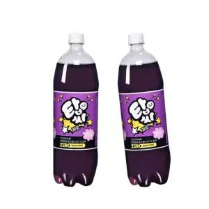 탑씨제로포도 1.5L X 12PET 과일 탄산음료