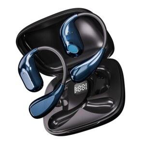 소로예아 번역 이어버드 실시간 150개 언어 양방향 AI 번역기 오픈 이어폰 장치, ENC 노이즈 캔슬링 및 여행 가이드, 비즈니스 미팅 학교를 위한 10시간 플레이타임(블루)