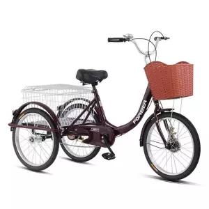 장바구니 자전거 복고풍 레트로 엄마 바퀴 미조립 팻