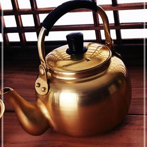 [2개구성] 대원 황주전자 1L 스텐주전자 물주전자 양은주전자 주방용품 EWFHH4G1