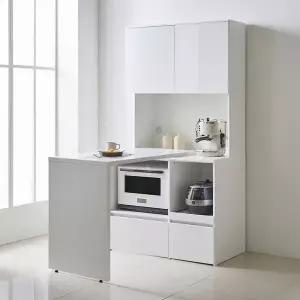 [필웰]TB9484 데이아 광파오븐 렌지대 수납장세트(서랍둘)+식탁 DVX