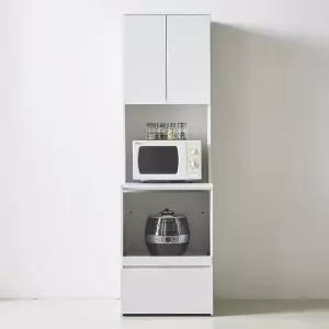 [필웰]E0자재 데이아 광파오븐렌지대 수납장세트600(서랍레일형)-DVX