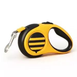 [반려] 모모펫 강아지리드줄 꿀벌 미니 자동줄 3m 옐로우