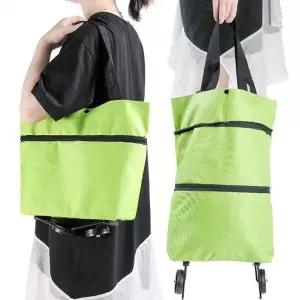 접이식 바퀴 장바구니 휴대용 쇼핑 카트 대용량 시장 가방 핸디 카트