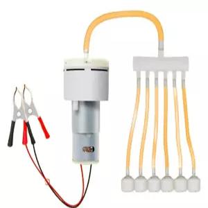 차량용 기포기 낚시 산소 공급 펌프 시거잭 연결