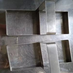 스테인리스 토스트 계란 틀 베이킹 직사각형 후라이 야채 튀김 팬케이크 제과 세트 사각형