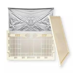 캠핑방수팩 PP상판 세트 접이식수납함 63L 폴딩박스