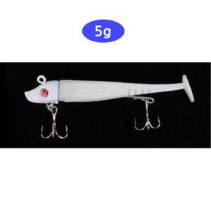 [2개구성] 삼치낚시 삼치미끼 바다낚시 지그헤드 화이트 갈치 5g 낚시 BHW65DBB0