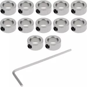 원격 조종 비행기 모델용 렌치가 장착된 YINETTECH 12Pcs 6.1mm 랜딩 기어 스토퍼 10x5mm