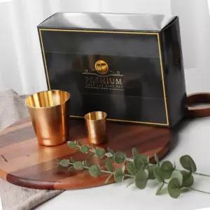 24K 금도금 위스키잔 2P 세트 황금 술잔 고급 위스키잔 선물