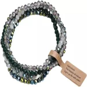 핑용창 보헤미안 스태커블 비드 팔찌 세트 여성용 수제 다층 크리스탈 스트레치 생일 선물