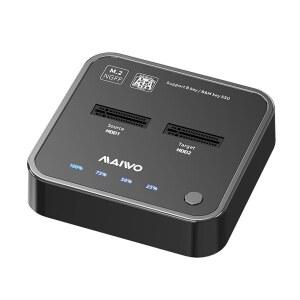 MAIWO SATA M.2 SSD 복제기, SATA에서 타입 C 하드 드라이브 도킹 스테이션, B+M 키 SSD의 경우 오프라인 복제 기능 지원(K3016S G1)