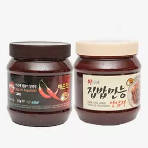 유쎌몰 만능양념장 블랙라벨 1.5kg과 집밥만능 1.4kg