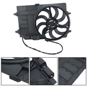 BMW 미니 쿠퍼 원 웍스 R50 R53 R52용 라디에이터 콘덴서 냉각 팬 어셈블리 모터 포함 유럽 버전 싱글 3핀
