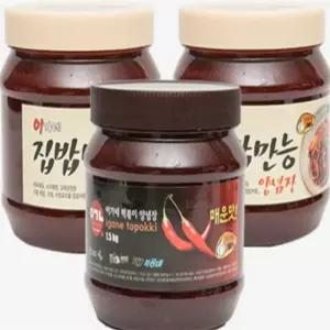 유쎌몰 만능양념장 집밥만능 1.4kg 2개와 블랙라벨 1.5kg 1개 비빔밥양념장