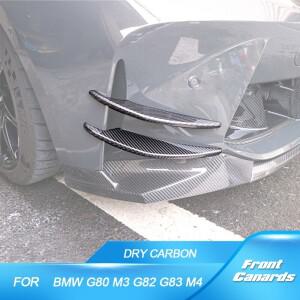 건식 습식 카본 앞 범퍼 카나드, 자동차 에어 벤트 트림, BMW 3 4 시리즈 G80 M3 G82 G83 M4 2021