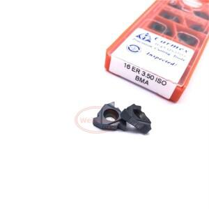 Carmex 16ER 0.50 1.0 1.25 2.0 2.5 ISO BMA 스레딩 인서트, 스레드 터닝 공구,