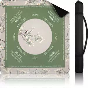 규칙이 있는 테이블용 DEVPNR 마작 매트 가방을 및 게임 사용한 보관 미국 방지 테이블 천 포커 보드