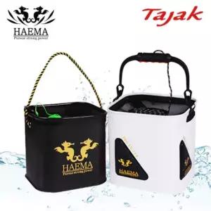 해마EVA 접이식 두레박 20CM 끈 클린형 낚시밑밥통 DSQ7+1yjT