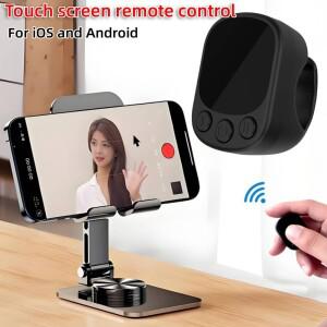 10M 블루투스 5.4 터치 스크린 핑거팁 링 리모컨 ABS (틱톡/쿠아이쇼/전자책 페이지 넘김/카메라 녹화/볼륨