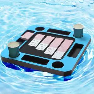 여름 파티 실내 야외 해변 수영장을 또는 내구성 게임 카드 음료 카드가 라운지 플로트 폼 방수 위한