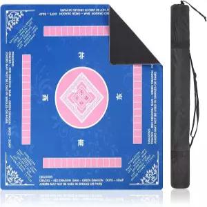 리노우스 마작 매트 소음 감소 있는 카드 도미노용 및 엘레강스 게임 315315인치 이스턴 대형 논슬립 보드